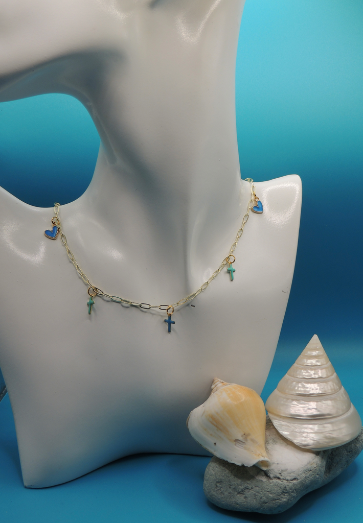 Collier blue