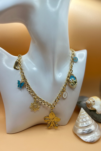 Collier fleur d'été