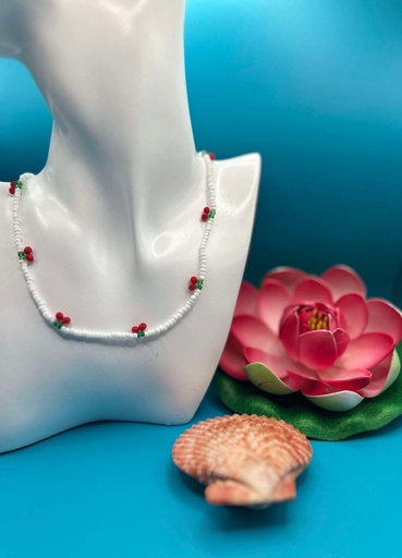 Collier perle de cerise