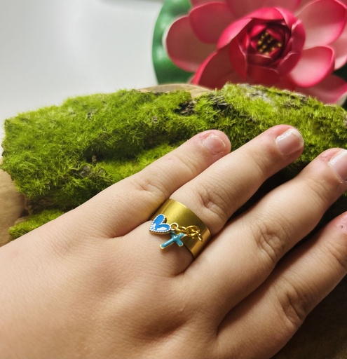 Bague Marie Bleu