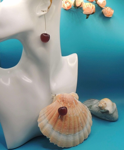 Boucles d’oreilles cherry