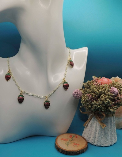 Collier Douceur de Fraise