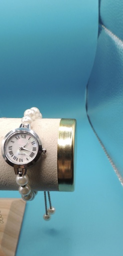 Montre bracelet argenté