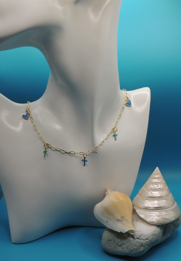 Collier blue