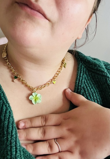 Collier Monoï vert