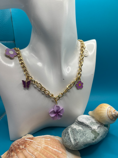 Collier Monoï Violet
