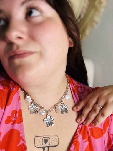 Collier Floriane Argenté