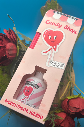 Diffuseur Mikado a la sucette coeur