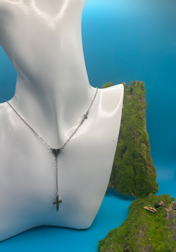 Collier Marie argenté