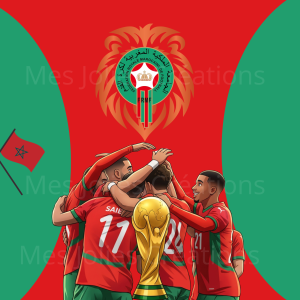 Anniversaire équipe de foot Maroc
