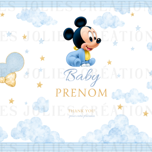 Anniversaire Baby mickey