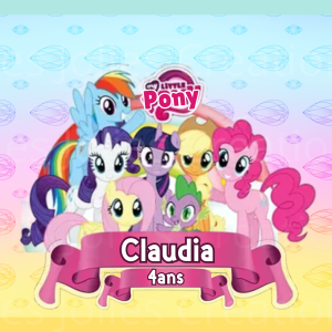 Anniversaire My Little Pony personnalisé : 2 formules magique